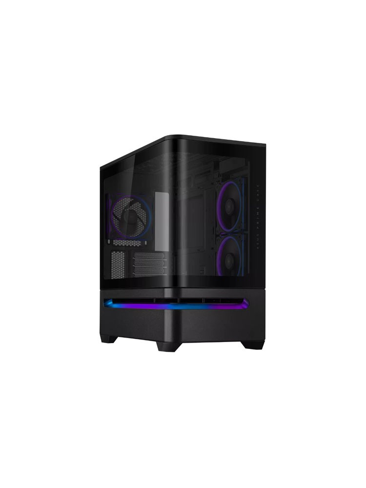ქეისი: Asus Prime AP202 Tempered Glas ARGB Mid Tower Black - 90DC00P0-B19000