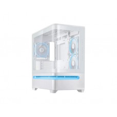 ქეისი: Asus Prime AP202 Tempered Glas ARGB Mid Tower White - 90DC00P3-B19000