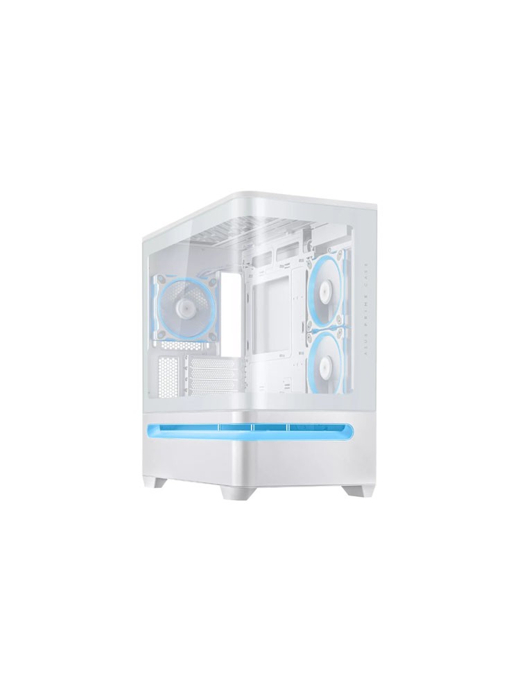 ქეისი: Asus Prime AP202 Tempered Glas ARGB Mid Tower White - 90DC00P3-B19000