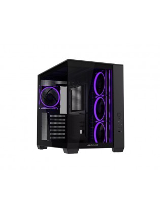 ქეისი: Asus A32 PLUS ARGB 4x120mm Fans Mid Tower Black - 90DC00S0-B19000