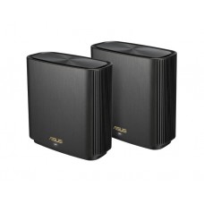 როუტერი: ASUS ZenWiFi AX XT8 2 Packs AX6600 Home Tri-band Mesh WiFi 6 System Black - 90IG0590-MO3A60