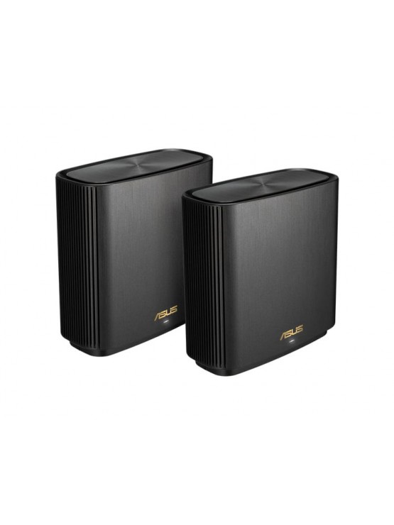 როუტერი: ASUS ZenWiFi AX XT8 2 Packs AX6600 Home Tri-band Mesh WiFi 6 System Black - 90IG0590-MO3A60