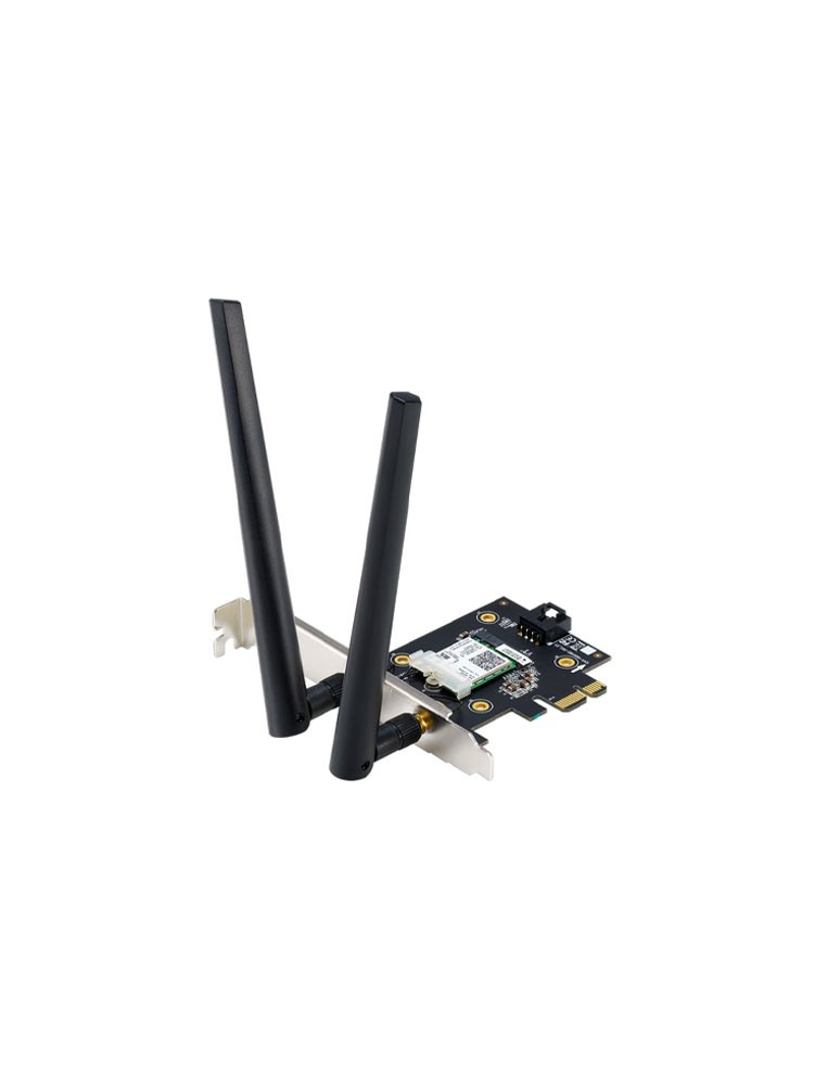 ადაპტერი: Asus PCE-AX3000 Dual Band PCI-E WiFi Adapter - 90IG0610-MO0R10