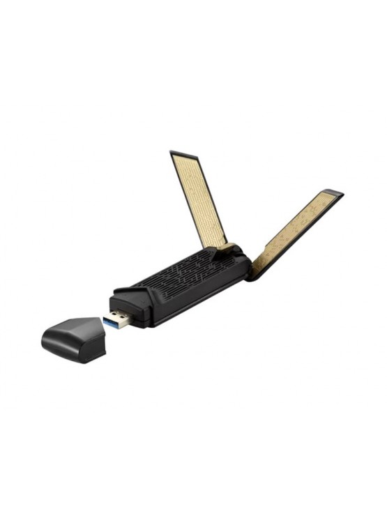 ადაპტერი: Asus USB-AX56 Dual Band AX1800 USB WiFi Adapter - 90IG06H0-MO0R00