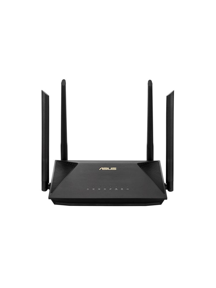 როუტერი: Asus RT-AX53U AX1800 Dual Band WiFi 6 Router Black - 90IG06P0-MO3510