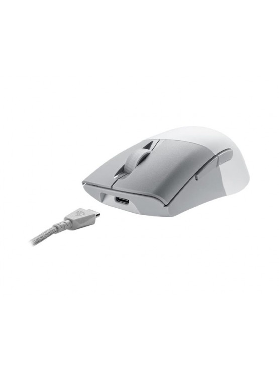 მაუსი: Asus ROG Keris 90MP02V0-BMUA10 Wireless AimPoint Gaming Mouse White