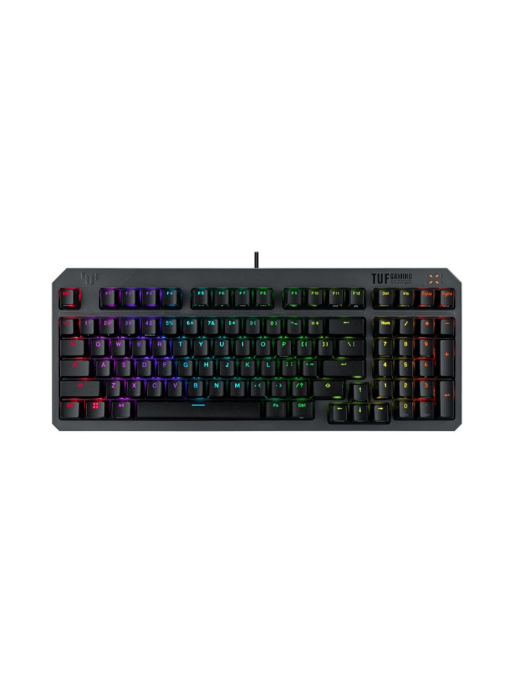 კლავიატურა: Asus TUF Gaming K3 Gen II Mechanical Keyboard Black - 90MP0390-BKRA01