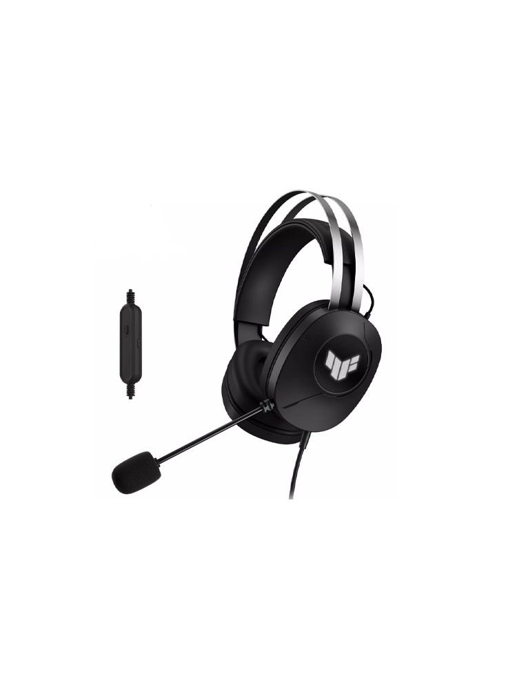 ყურსასმენი: Asus TUF Gaming H1 Gen II Wired Gaming Headset Black - 90YH044B-BHUA00