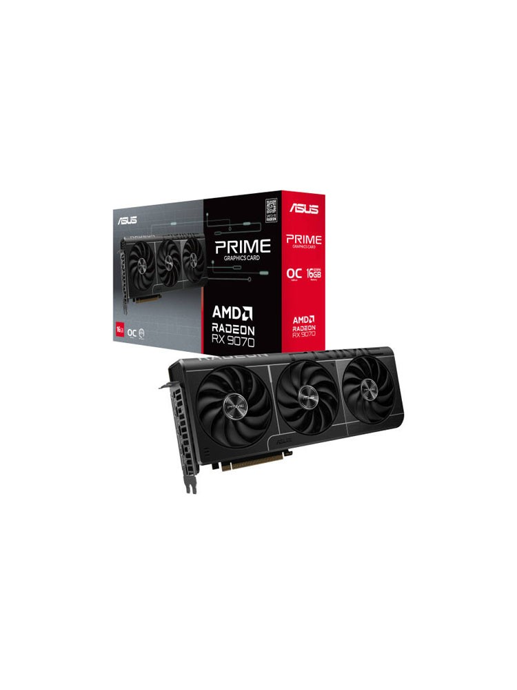 ვიდეო დაფა: Asus Prime Radeon RX9070 OC Edition 16GB 256-Bit GDDR6 - 90YV0LI1-M0NA00