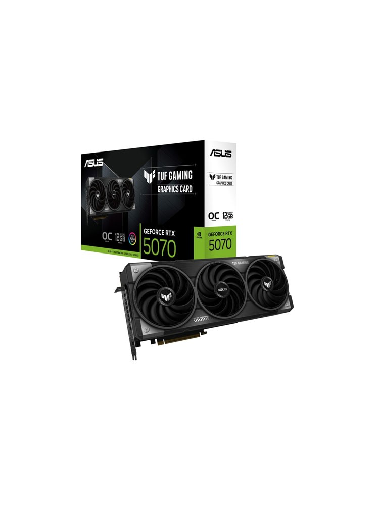 ვიდეო დაფა: Asus TUF Gaming GeForce RTX5070 OC Edition 12GB 192-Bit GDDR7 - 90YV0LZ0-M0NA00