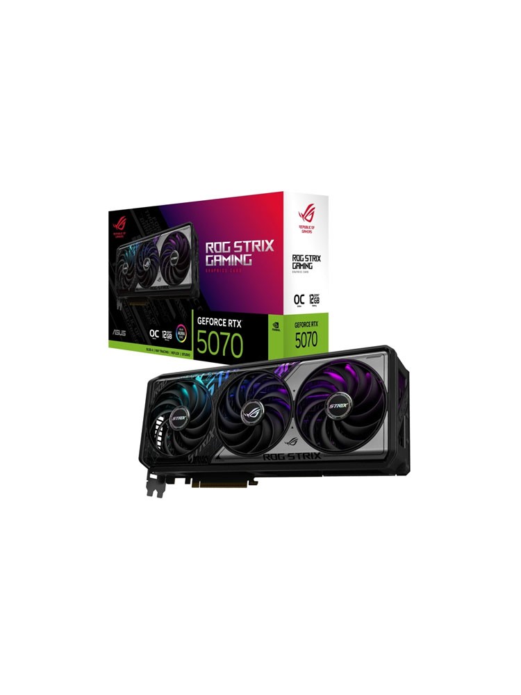 ვიდეო დაფა: Asus ROG Strix GeForce RTX5070 OC Edition 12GB 192-Bit GDDR7 - 90YV0M80-M0NA00