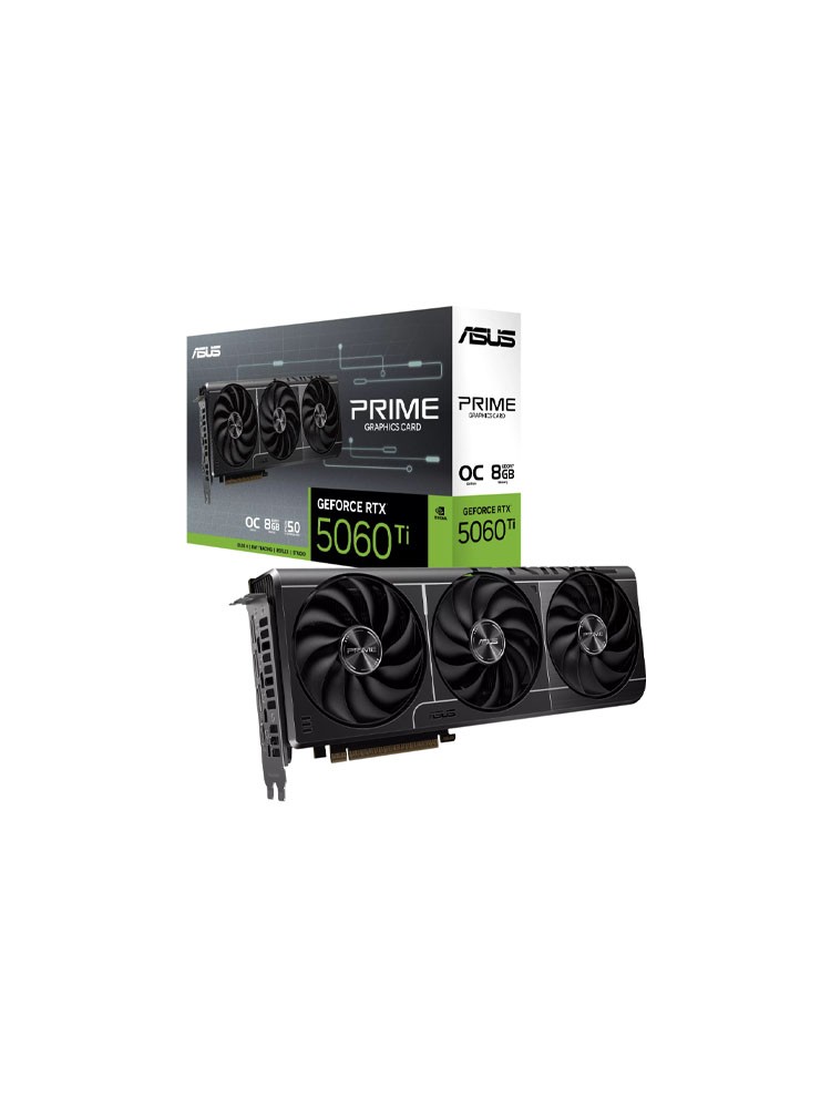 ვიდეო დაფა: Asus Prime GeForce RTX5060 Ti OC Edition 8GB 128-Bit GDDR7 - 90YV0MP0-M0NA00