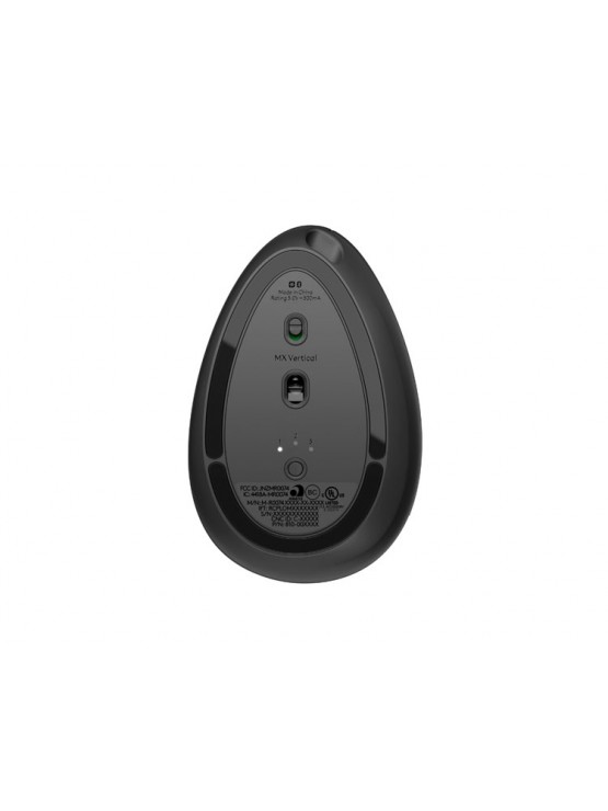 მაუსი: Logitech MX Vertical Ergonomic Wireless Mouse Graphite - 910-005448