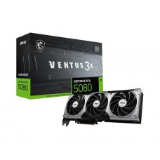 ვიდეო დაფა: MSI GeForce RTX 5080 VENTUS 3X OC 16GB 256-Bit GDDR7 - 912-V531-428