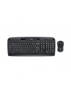 კლავიატურა-მაუსი: Logitech MK330 Wireless Keyboard and Mouse Combo EN/RU Black - 920-003995