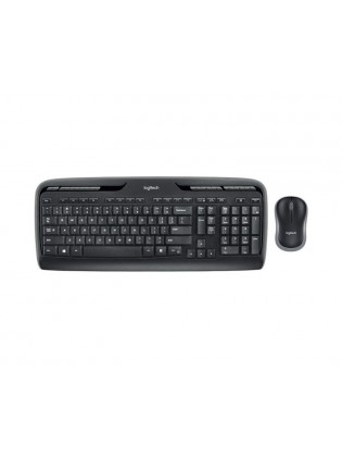 კლავიატურა-მაუსი: Logitech MK330 Wireless Keyboard and Mouse Combo EN/RU Black - 920-003995