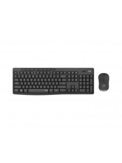 კლავიატურა-მაუსი: Logitech MK295 Silent Wireless Keyboard and Mouse Combo EN/RU Graphite - 920-009807