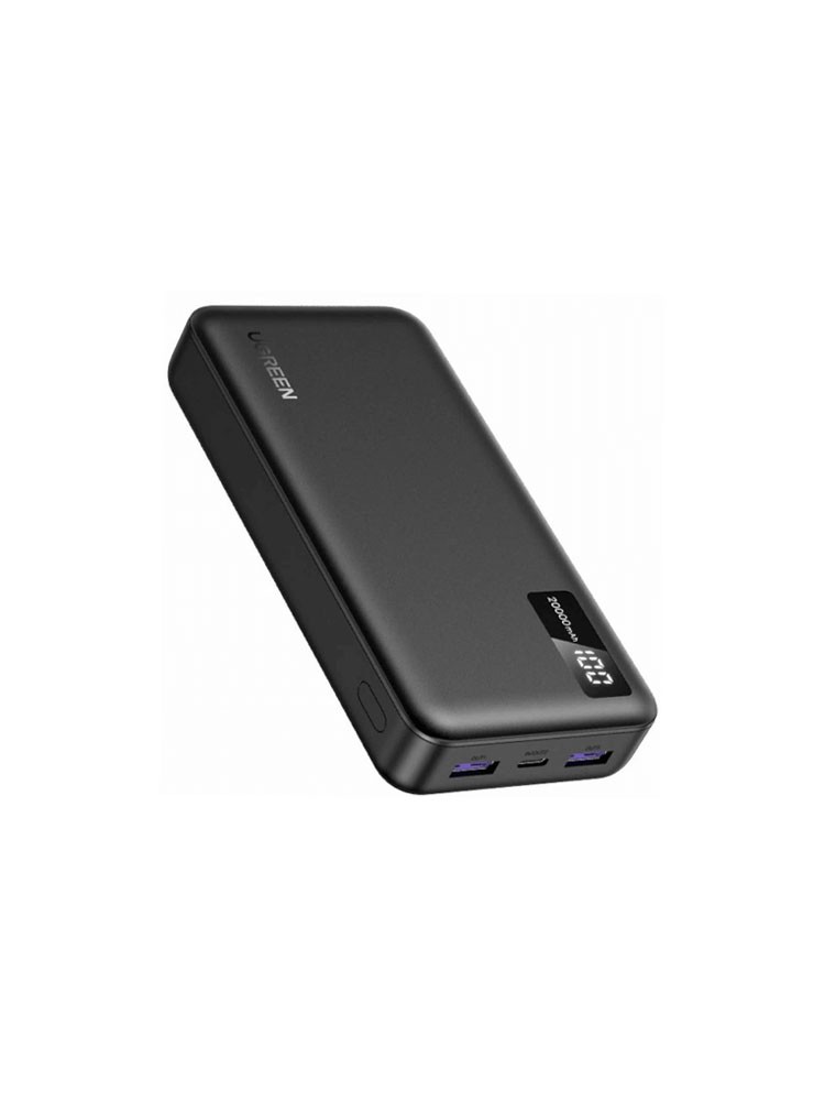 პორტატული დამტენი: UGREEN PB312 95424B 20000mAh Fast Charging Power Bank Black
