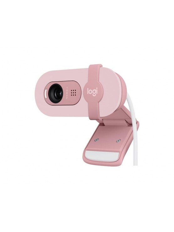 ვებკამერა: Logitech BRIO 100 FHD 1080p/30fps Rose - 960-001623