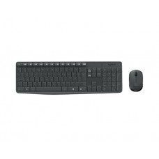 კლავიატურა-მაუსი: Logitech MK235 Wireless Keyboard and Mouse Combo EN/RU Grey - 920-007948
