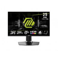 მონიტორი: MSI MAG 255PXF 24.5" FHD 300Hz 0.5ms 2xHDMI DP - 9S6-3BC24M-064