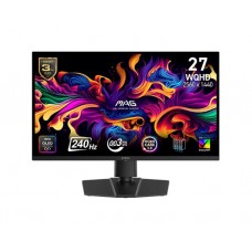 მონიტორი: MSI 271QPX 26.5" WQHD QD-OLED 240Hz 0.03ms 2xHDMI DP USB-C Black - 9S6-3CD89T-036