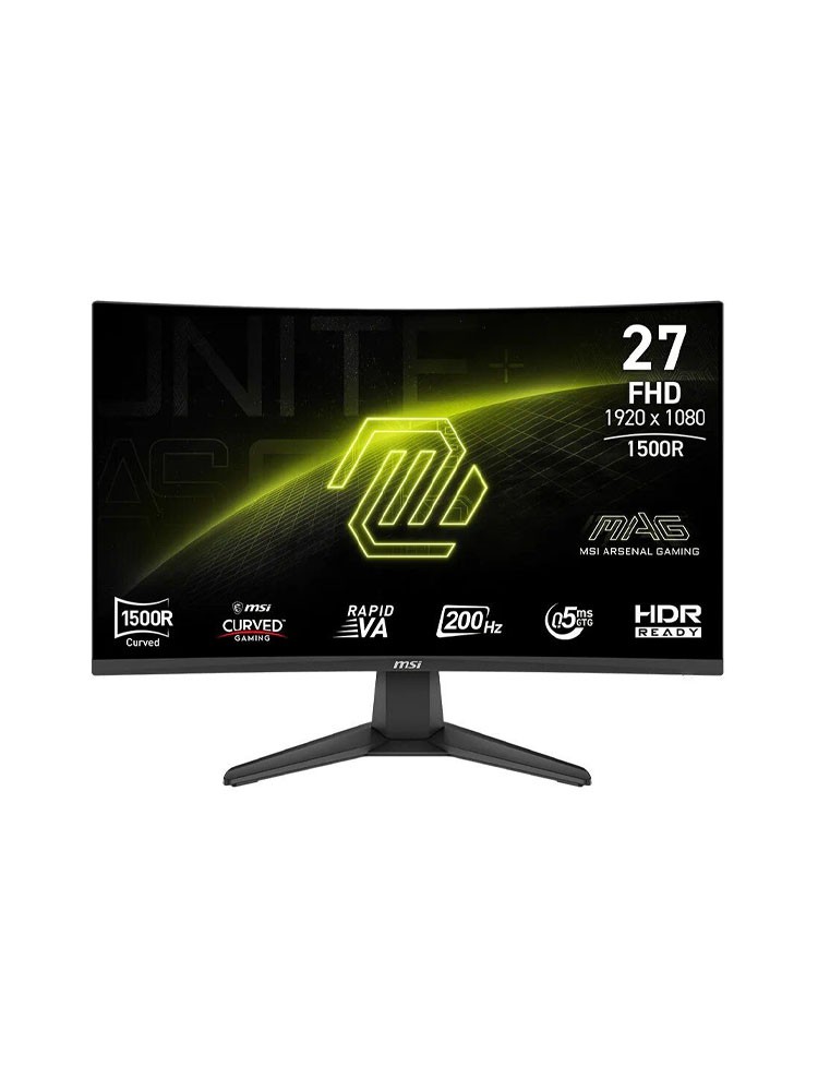 მონიტორი: MSI MAG 276CF E20 27" FHD 200Hz 0.5ms 2xHDMI DP - 9S6-3CE11M-035
