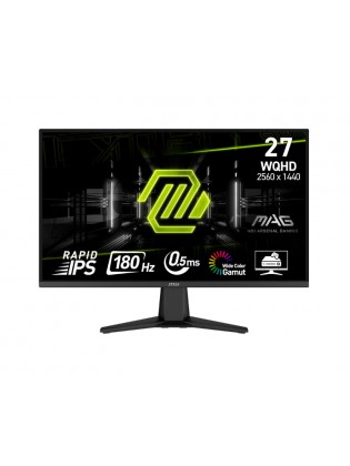 მონიტორი: MSI MAG 275QF 27" WQHD 180Hz 0.5ms 2xHDMI  DP - 9S6-3CE21M-022