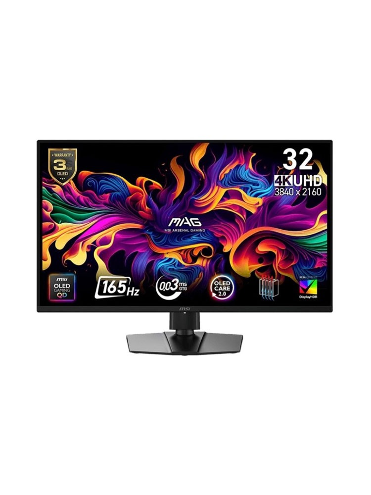 მონიტორი: MSI MAG 322UP-E16 31.5" 4K UHD 165Hz 0.03ms 2xHDMI DP USB-C - 9S6-3DD29A-049