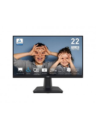 მონიტორი: MSI PRO MP225V 21.45" FHD VA 100Hz 1ms VGA HDMI - 9S6-3PE0CM-014