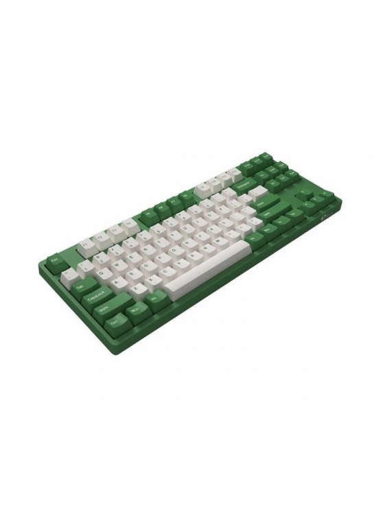 კლავიატურა: Akko 3087 Matcha Red Bean Cherry MX Silent Red RU Green - A3087_MA_CSR