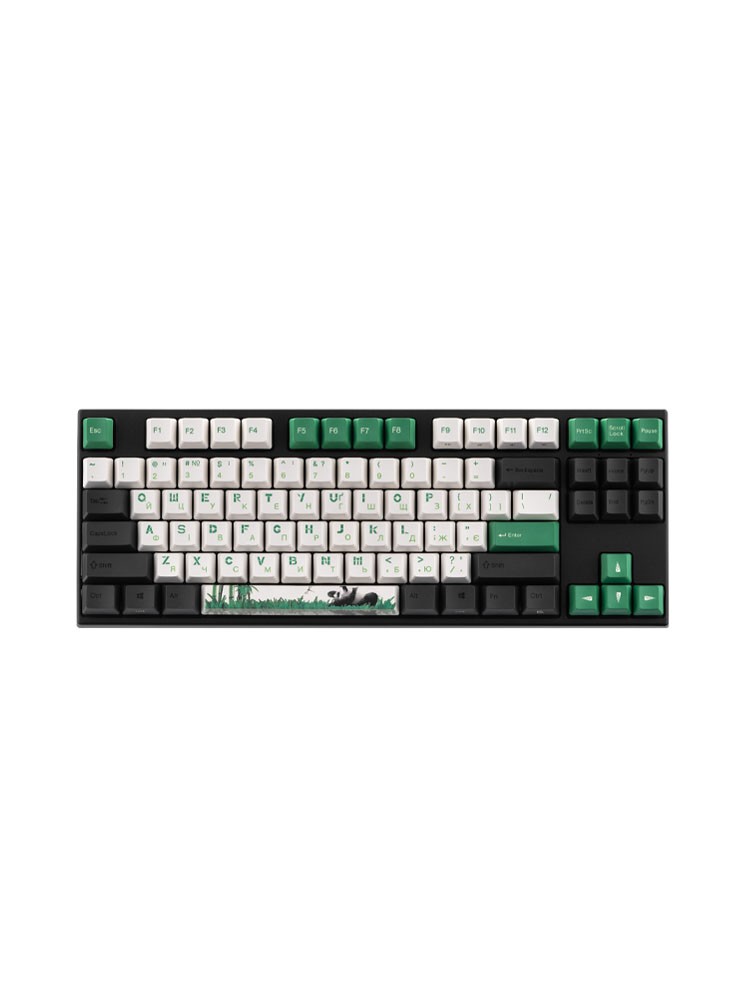 კლავიატურა: Varmilo VEM87 Panda R2 EC V2 Rose UA Wired USB Keyboard Green - A33A029B0A3A17A026