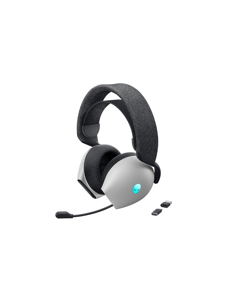 ყურსასმენი: Dell Alienware AW720H Dual Mode Wireless Gaming Headset Lunar Light - 545-BBFD