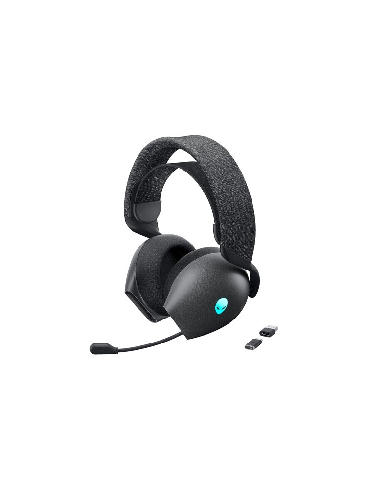 ყურსასმენი: Dell Alienware AW720H Dual Mode Wireless Gaming Headset Dark Side of the Moon - 545-BBDZ