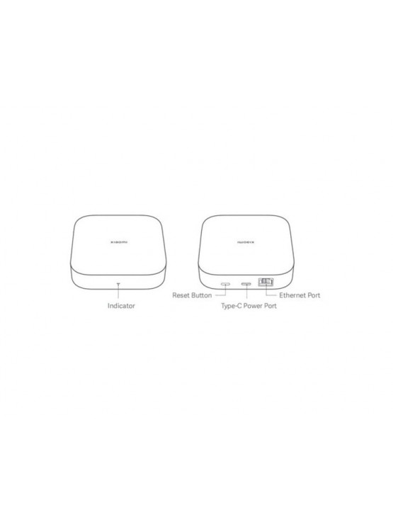 სმარტ ჰაბი: Xiaomi BHR6765GL Wi-Fi BT Smart Home Hub 2 White