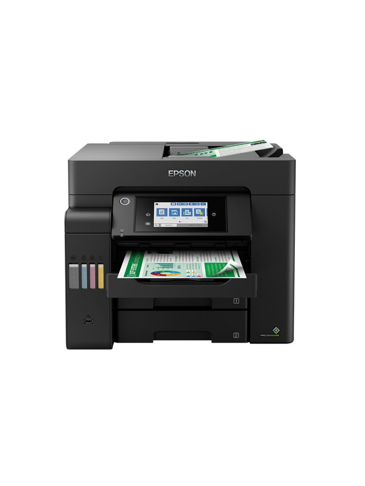 პრინტერი: Epson EcoTank L6550 A4 Wi-Fi USB Inkjet Printer Black - C11CJ30404