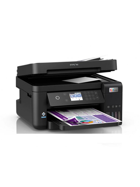 პრინტერი: Epson EcoTank L6270 A4 Wi-Fi USB Inkjet Printer Black - C11CJ61405