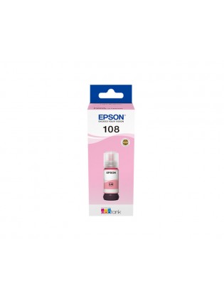 მელანი: Epson L8050 108 Ecotank Ink Bottle Light Magenta  - C13T09C64A