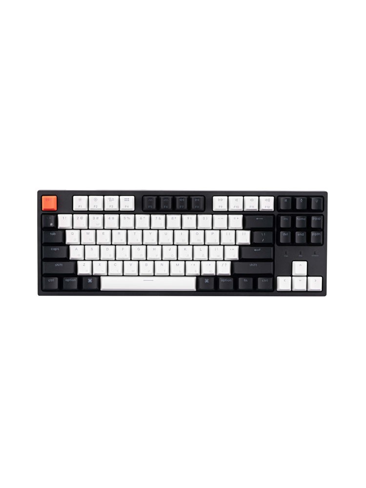 კლავიატურა: Keychron C1 Gateron Switch RGB Blue Wired USB Gaming Keyboard Black - C1B2_KEYCHRON