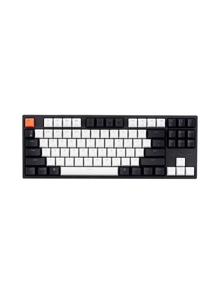 კლავიატურა: Keychron C1 HotSwap Gateron RGB Blue Wired Mechanical Keyboard Black - C1H2_KEYCHRON 