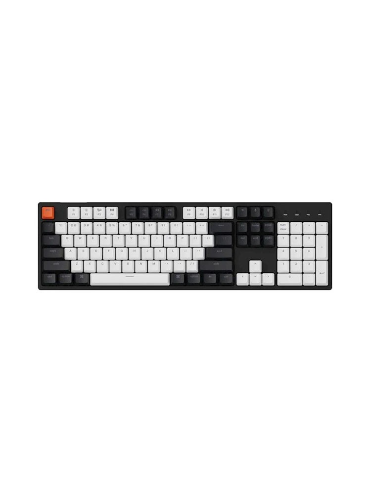 კლავიატურა: Keychron C2 Gateron G Pro Blue Wired Mechanical Keyboard Black - C2G2_KEYCHRON