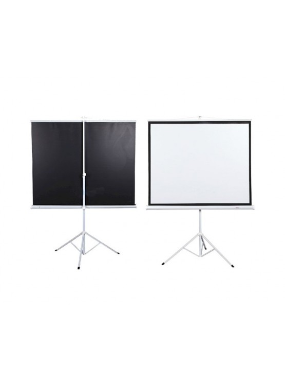 პროექტორის ეკრანი: ALLSCREEN TRIPOD PROJECTION SCREEN 244x244cm - CTP-9696
