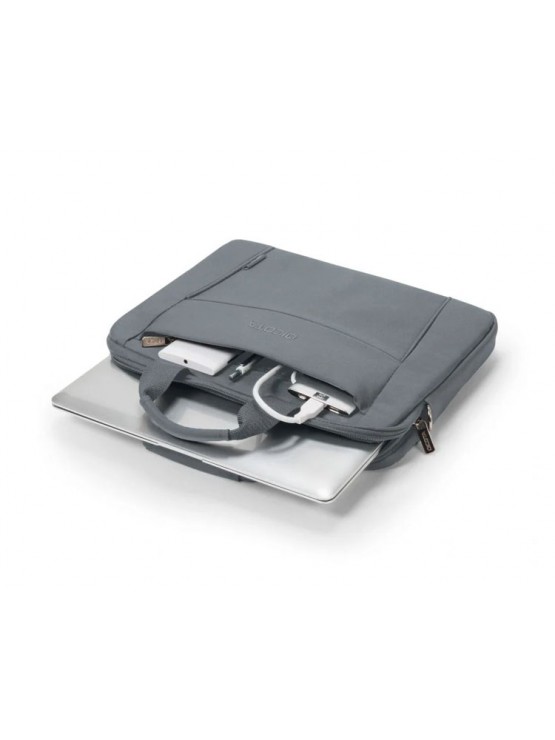 ნოუთბუქის ჩანთა: Dicota ECO Slim Case BASE 13-14.1 Grey - D31305-RPET