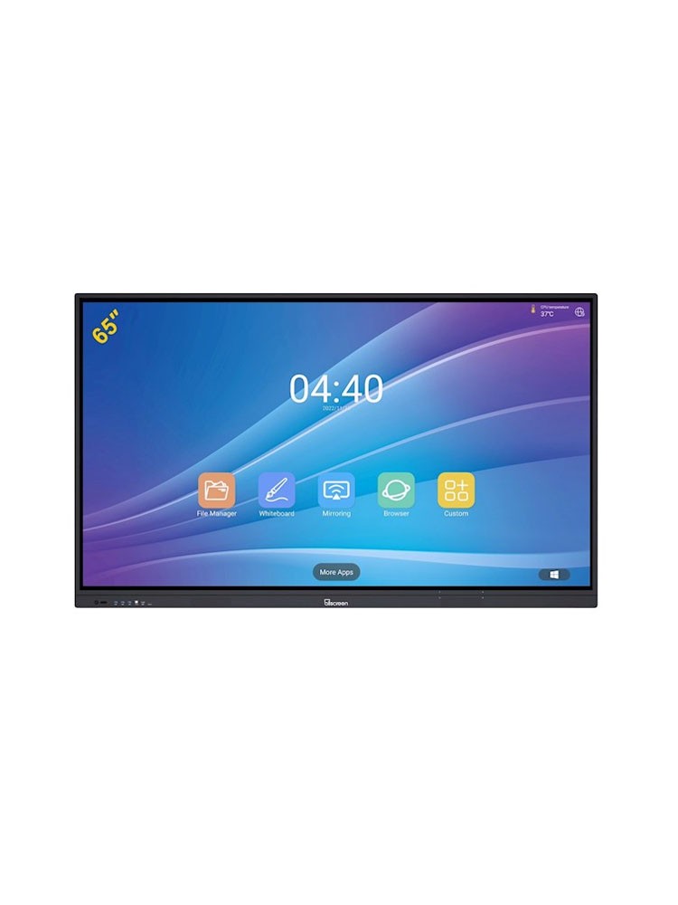 ინტერაქტიული ეკრანი: Allscreen DW65HLT982 LT Series 65'' 4K UHD Android 11 Smart Board Black