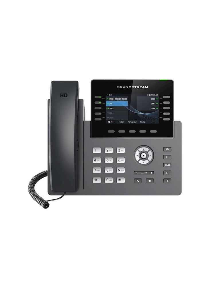 IP ტელეფონი: Grandstream GRP2615 IP Phone PoE 5 SIP 10 line