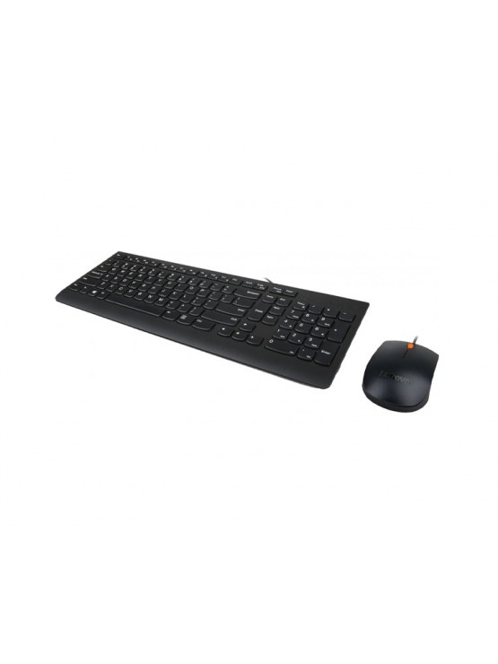 კლავიატურა-მაუსი: Lenovo 300 USB Combo Wired Keyboard and Mouse Black - GX30M39635