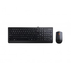 კლავიატურა-მაუსი: Lenovo 300 USB Combo Wired Keyboard and Mouse Black - GX30M39635