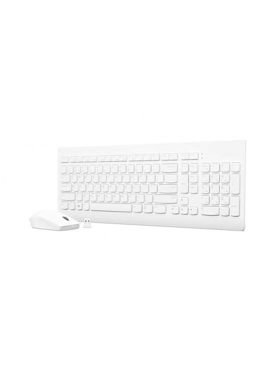 კლავიატურა-მაუსი: Lenovo 510 Wireless Combo Keyboard & Mouse White - GX31F38001