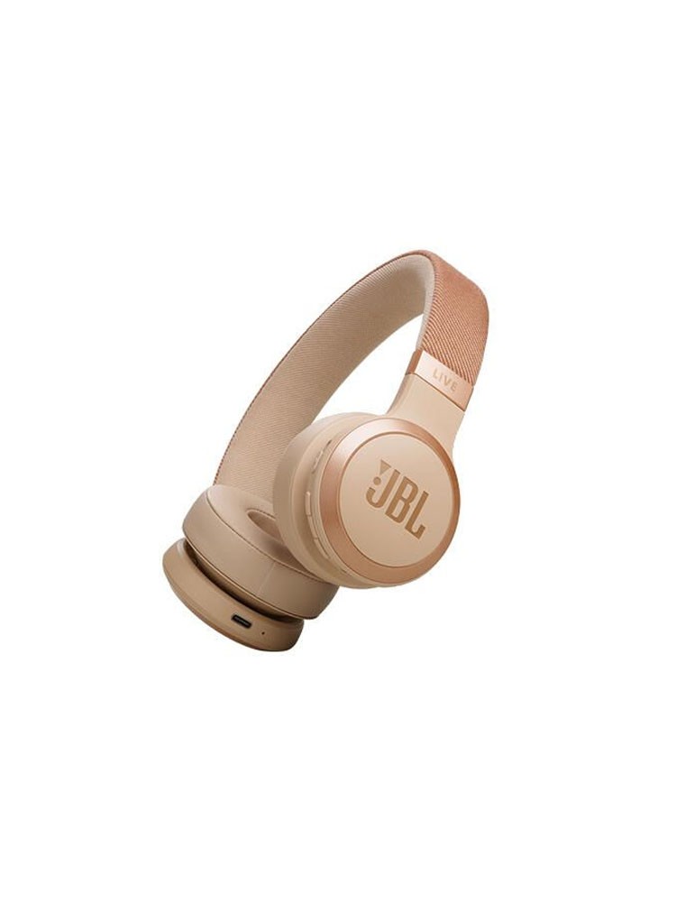 ყურსასმენი: JBL Live 670NC Wireless On-Ear NC Headphones Sandstone - JBLLIVE670NCSAT