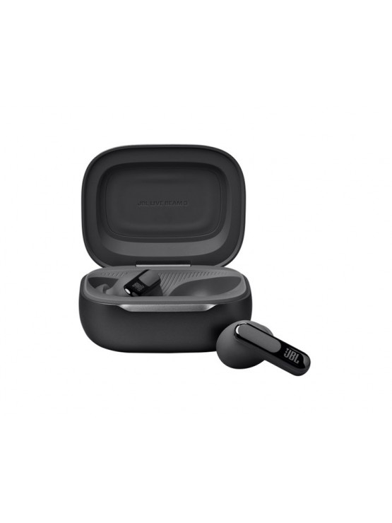 ყურსასმენი: JBL Live Beam 3 True Wireless Losed-stick Earbuds Black - JBLLIVEBEAM3BLK